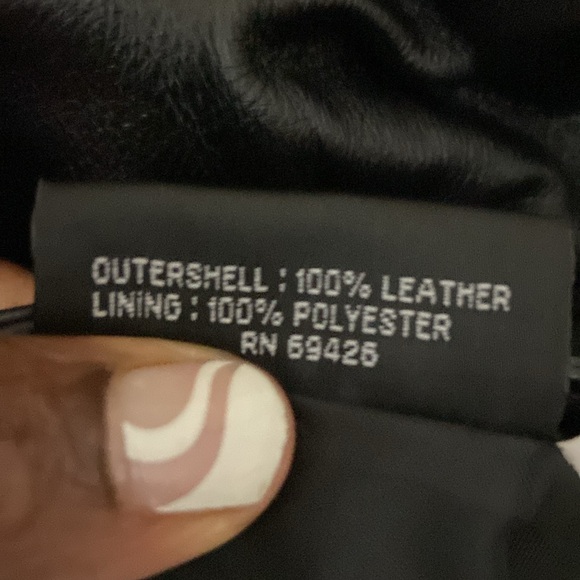 Wilson’s Leather Genuine Leather Lined Bootcut Jeans size 6 Moto Punk Party - Picture 7 of 11